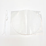 振袖・着物、晴れ着に合うマスク【京都花ひめ・晴れ着マスク・チャーム付き】 白・桜に鹿の子136