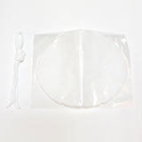 振袖・着物、晴れ着に合うマスク【京都花ひめ・晴れ着マスク・チャーム付き】白・桜に鹿の子(白金)135