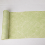 あまのやオリジナル結城紬|連筆友禅染結城紬〔若芽色〕